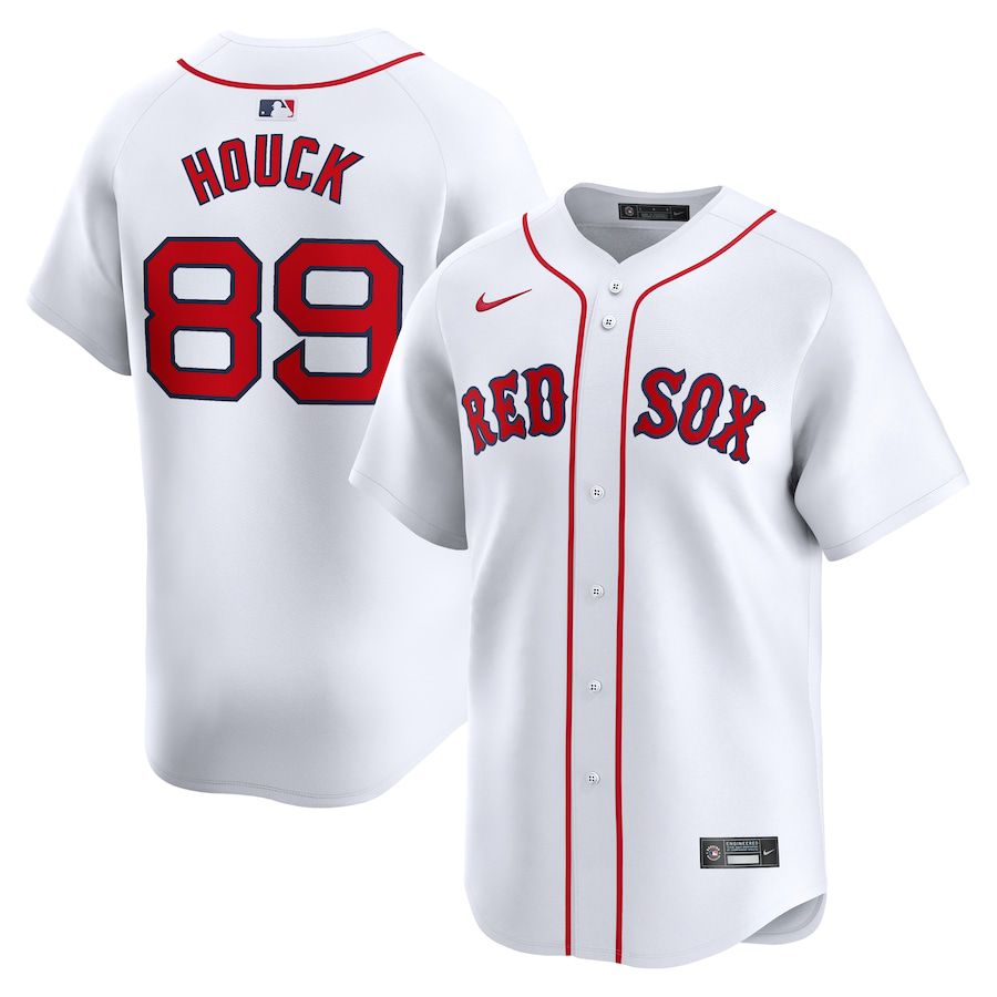 Men Boston Red Sox #89 Tanner Houck Nike White Home Limited Player MLB Jersey